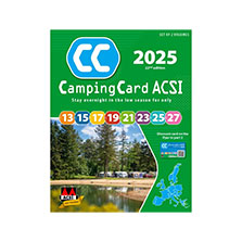 ACSI kempingkártya 2025 angol