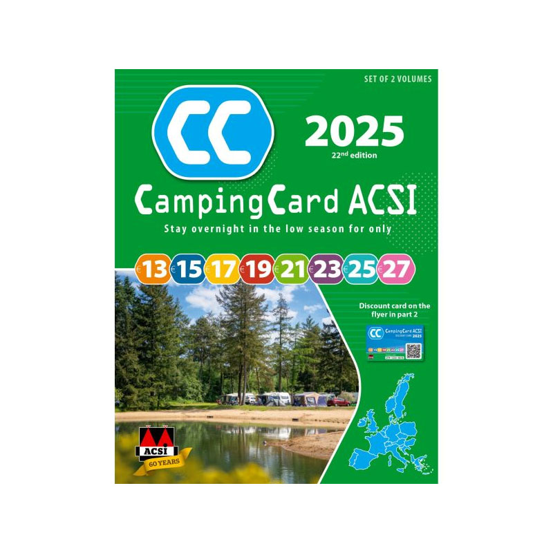 ACSI kempingkártya 2025 angol