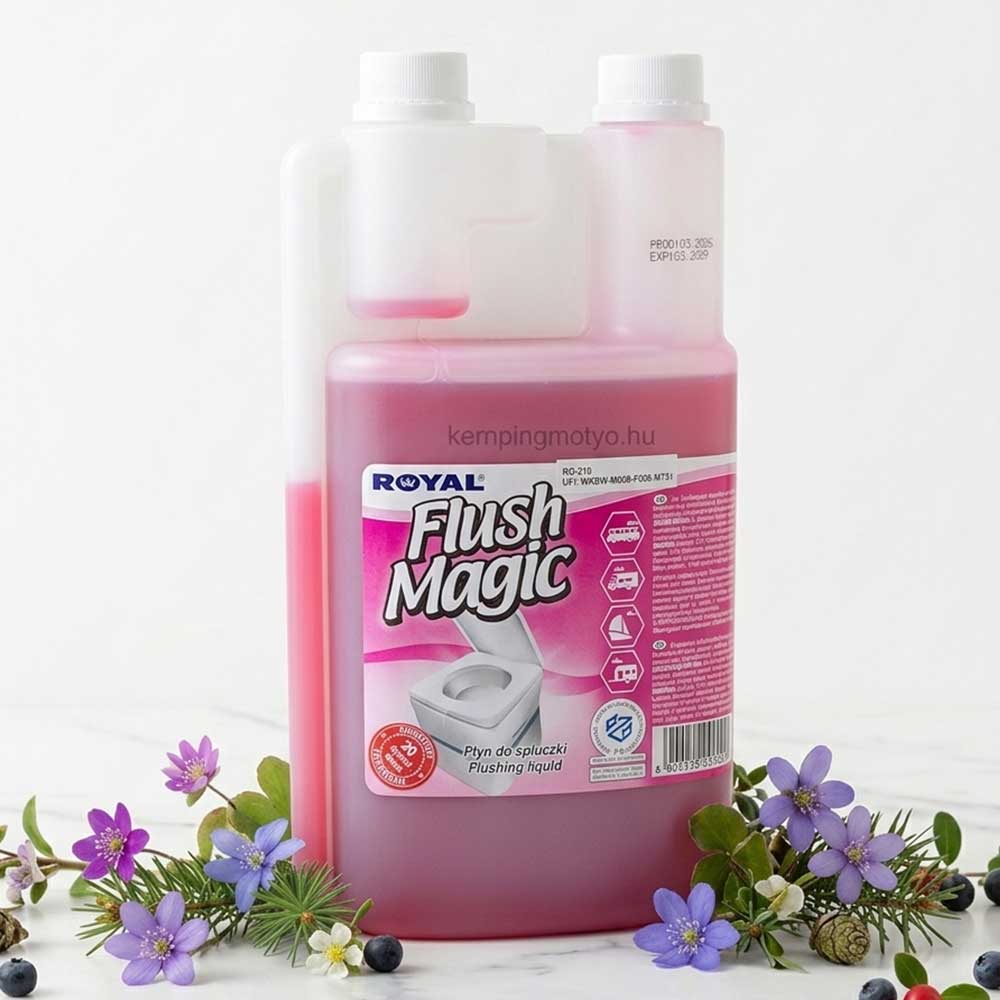 Royal Flush Magic – Forest Illatú Öblítőfolyadék Mobil Toalettekhez