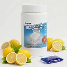 Royal Blue Magic Sachets citrom – Prémium tasakos lebontószer