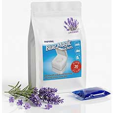 Royal Blue Magic Sachets Lavender - Levendula illatú tasakos wc lebontószer